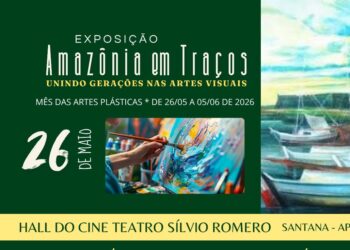 Exposição “Amazônia em Traços” reúne arte, cultura e educação em Santana