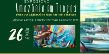 Exposição “Amazônia em Traços” reúne arte, cultura e educação em Santana