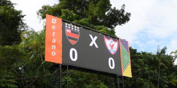 Novo placar eletrônico do Augustão estreia em noite de vitória do Trem e marca mais uma etapa de investimentos no futebol amapaense
